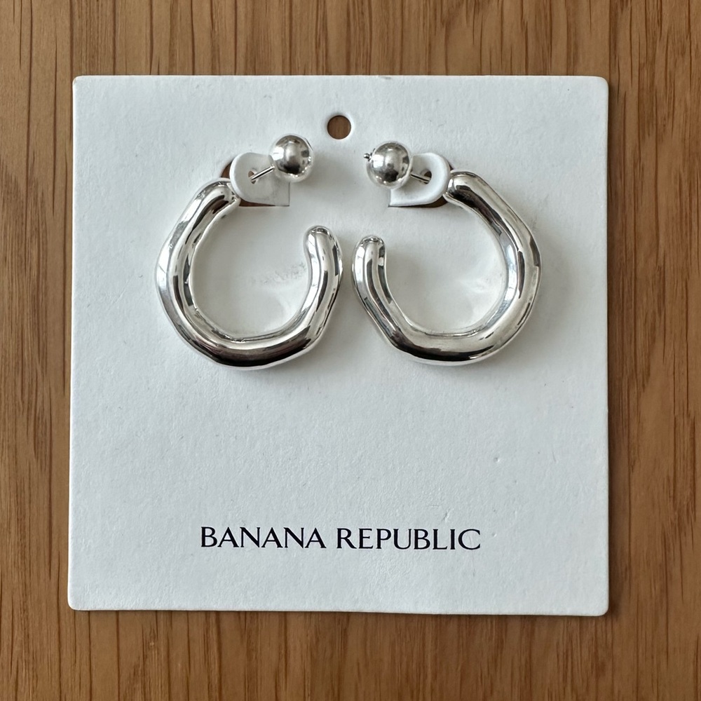Banana Republic Silver Earrings